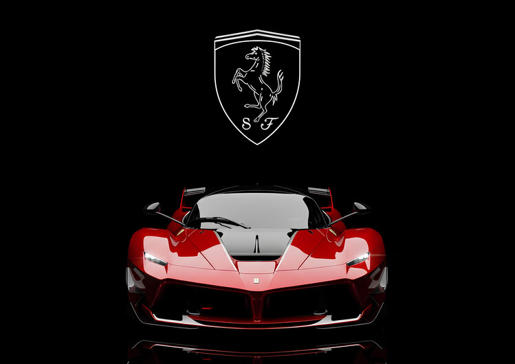 Plakát Ferrari FXX Unleashing the Italian Stallion