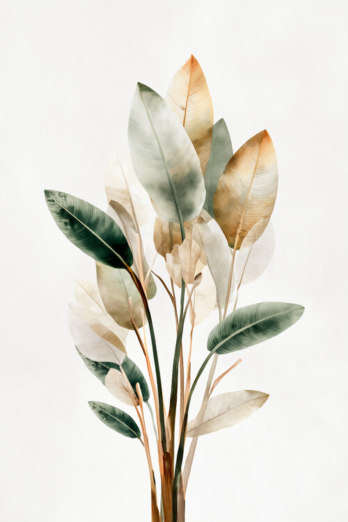 Poster Exotic Leaves