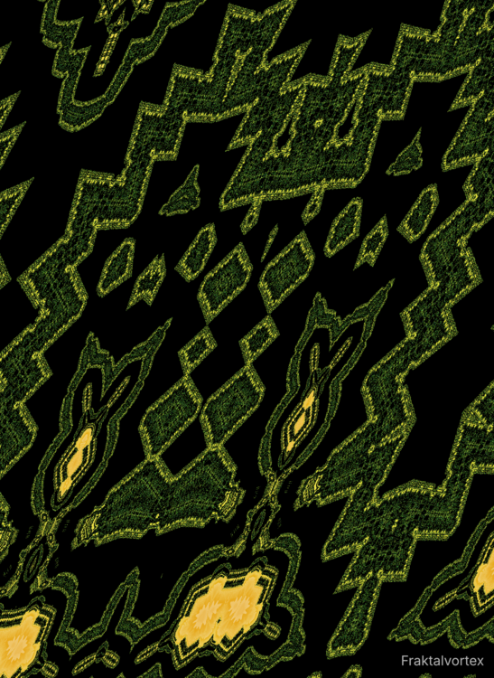 Poster Fractal Tapestry