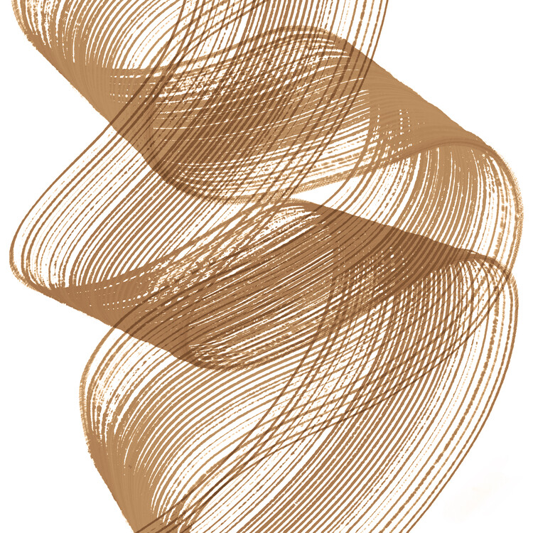 Плакат Abstract Mocha Lines