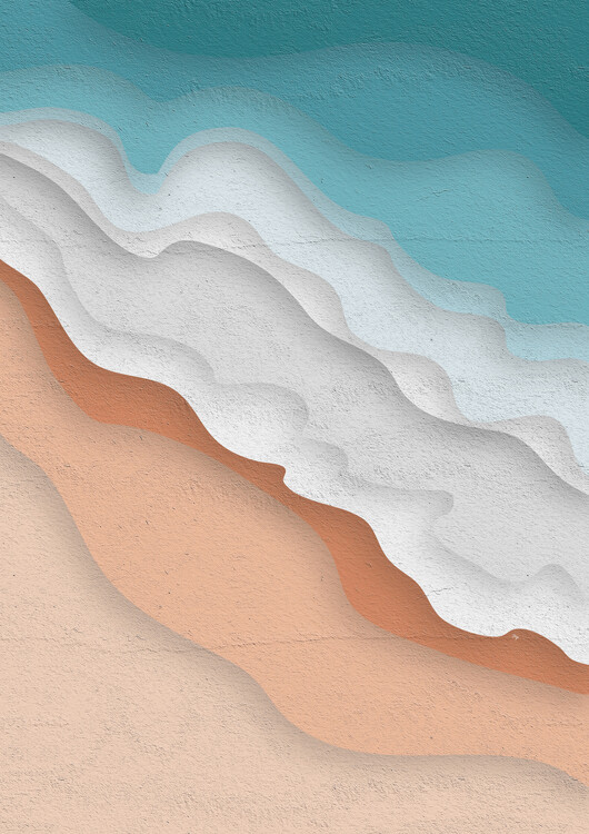Poster Abstract Sea Shore