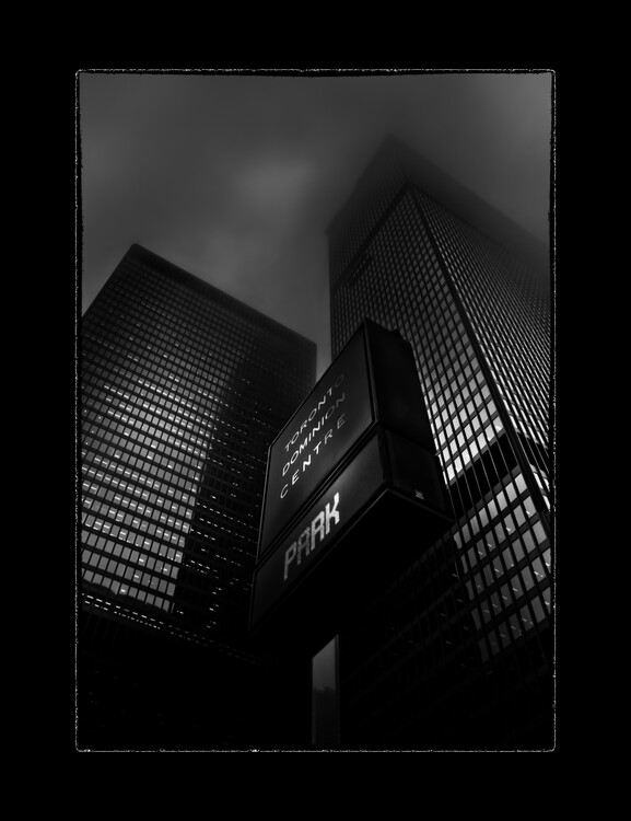 Плакат Downtown Fogfest No 15 with Border