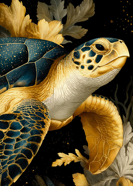 Плакат Golden Tortoise