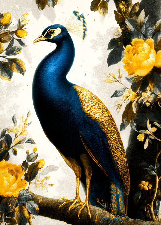 Плакат Botanical Peacock
