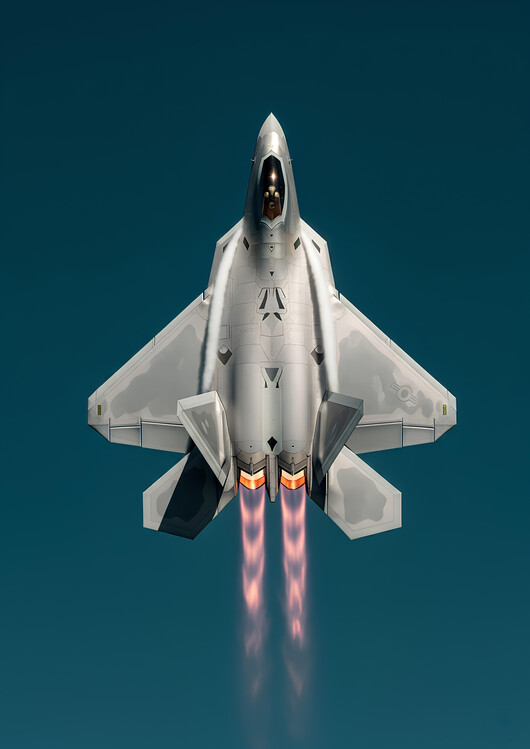 Slika na platnu F-22 Raptor Stealth, Speed, and Superiority
