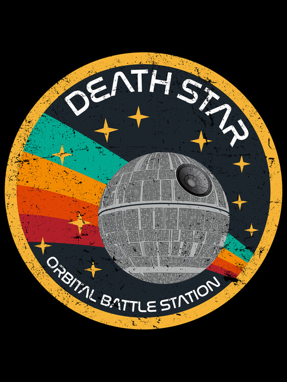 Plakat Orbital battle station
