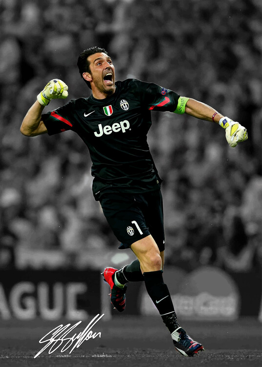 Poster Footballer Legend Goalkeeper Italy