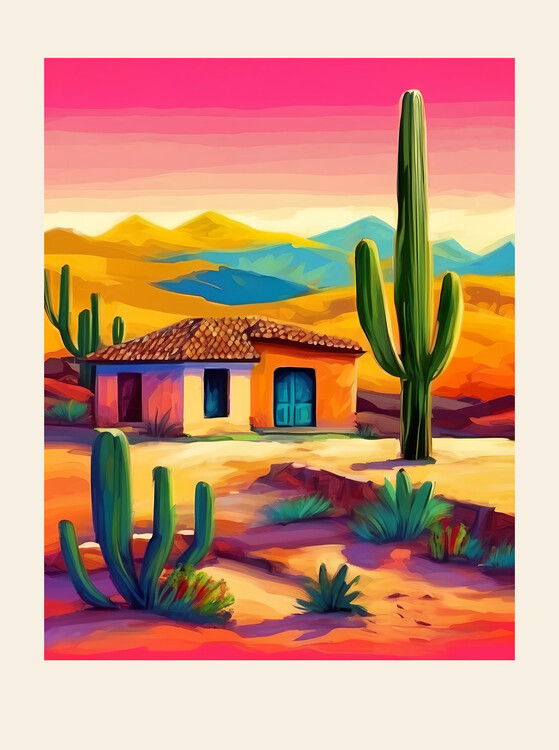 Плакат Mexican Landscape