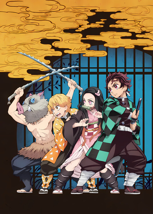 Plakat Demon Slayer Heroes