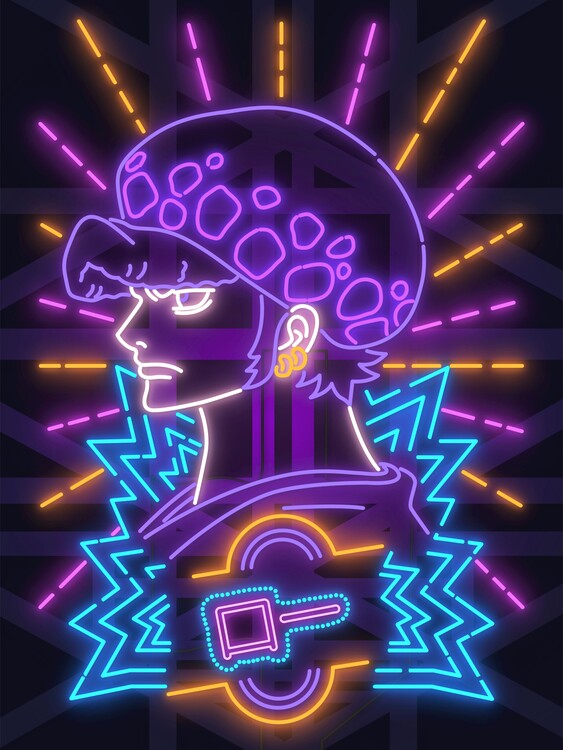 Poster The Surgeon of Death Neon Art