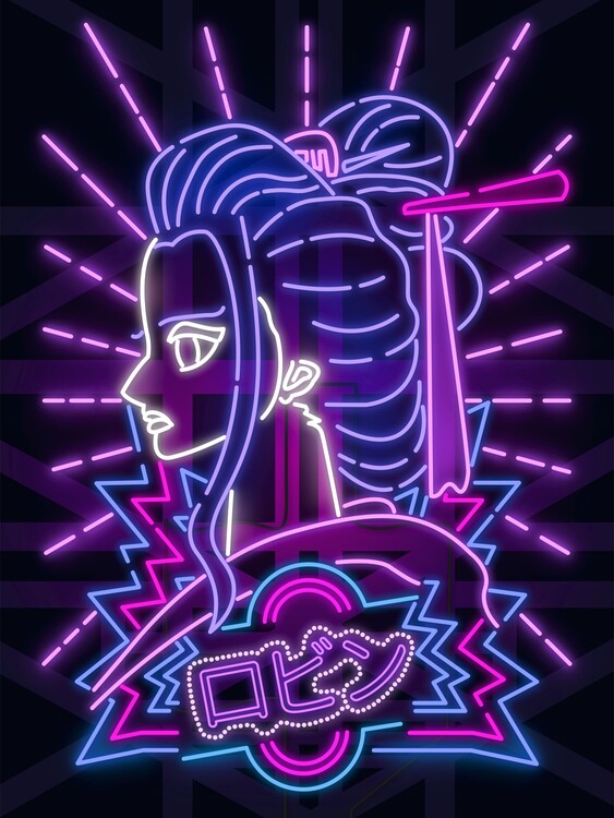 Canvas Print Light of the Revolution Neon Art