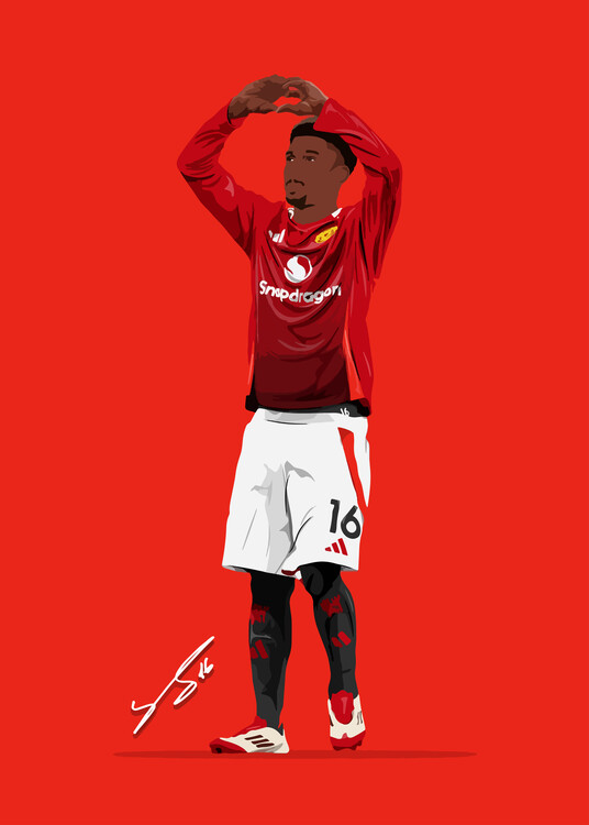 Poster Drawing Art Amad Diallo Illustration Poster