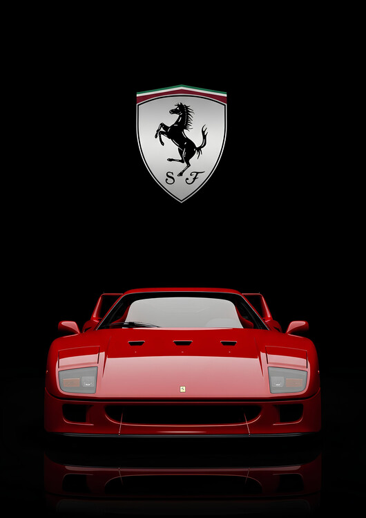 Plakát Ferrari F40: The Last True Analog Supercar