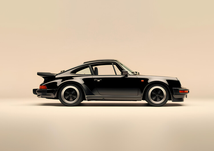 Poster Classic Perfection: 930 Turbo Studio Portrait
