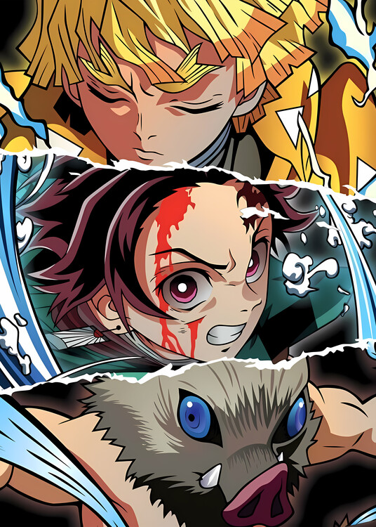 Plakat Demon Slayer Heroes