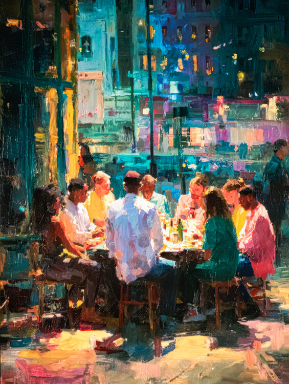 Plakat Central London Pub Night in the Summer