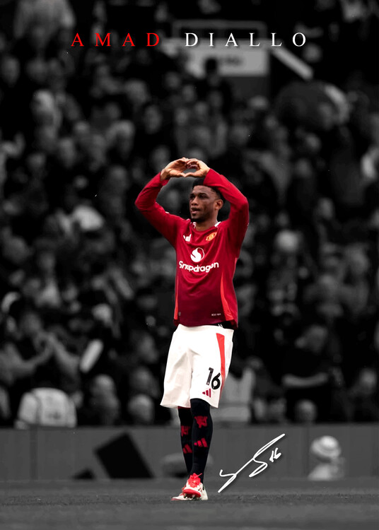Плакат Trending Footballer Celebrating