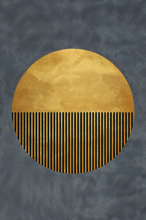Poster Golden Circle Minimalism
