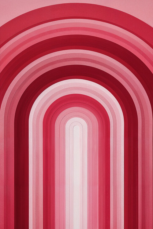 Poster Radiant Pink Arches