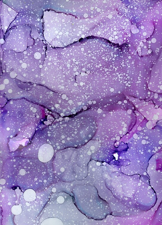 Poster Alcohol ink art.