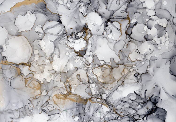 Poster Alcohol ink art.