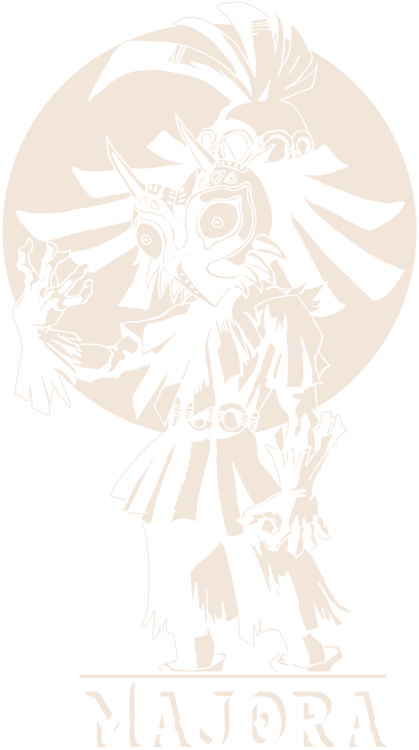 T-shirt Majora under the moon