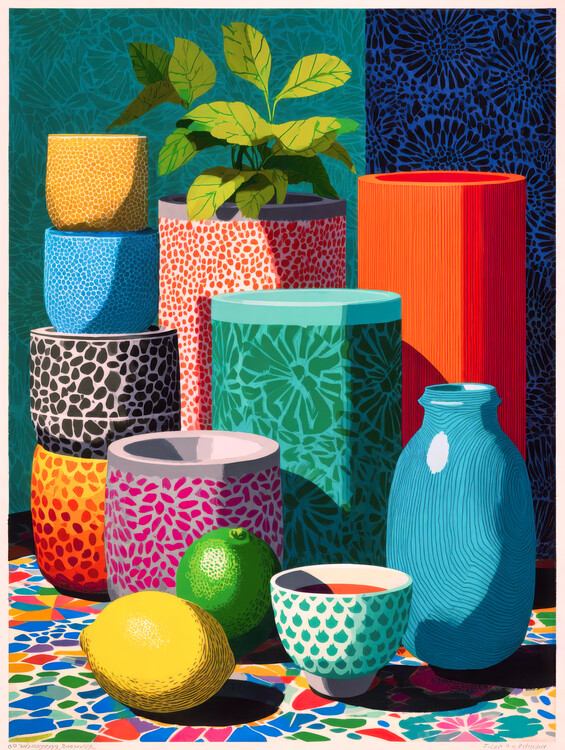 Plakat Mosaic Morning   A Burst of Colour and Calm