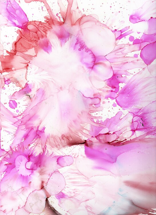 Poster Alcohol ink art.