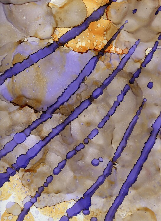 Poster Alcohol ink art.