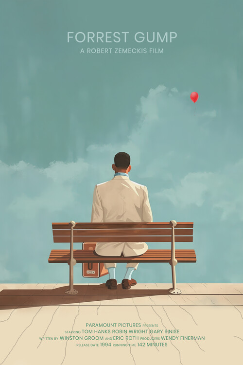 Poster Forrest Gump Minimal Movie