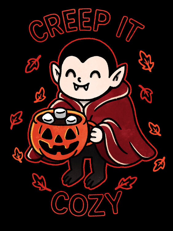 Плакат Creep it cozy vampire