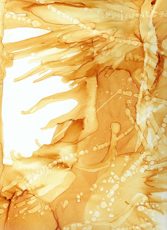 Poster Alcohol ink art.