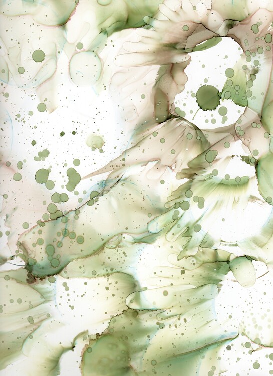 Poster Alcohol ink art.