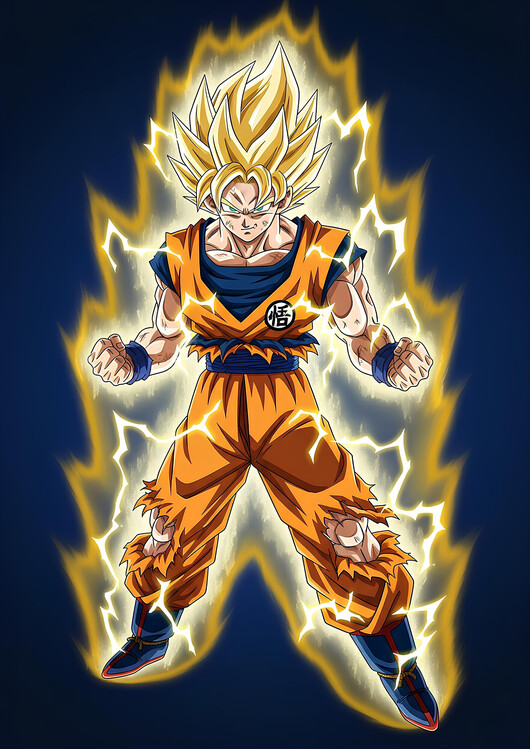 Plakat Goku: Super Saiyan – The Dawn of Legendary Power