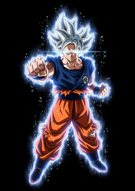 Plakat Goku: Ultra Instinct – The Peak of Power and Mastery