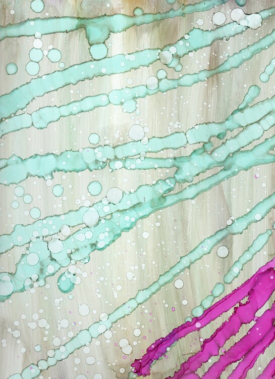 Poster Alcohol ink art.