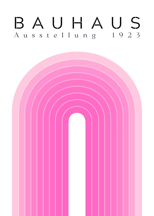 T-shirt Bauhaus Print 01