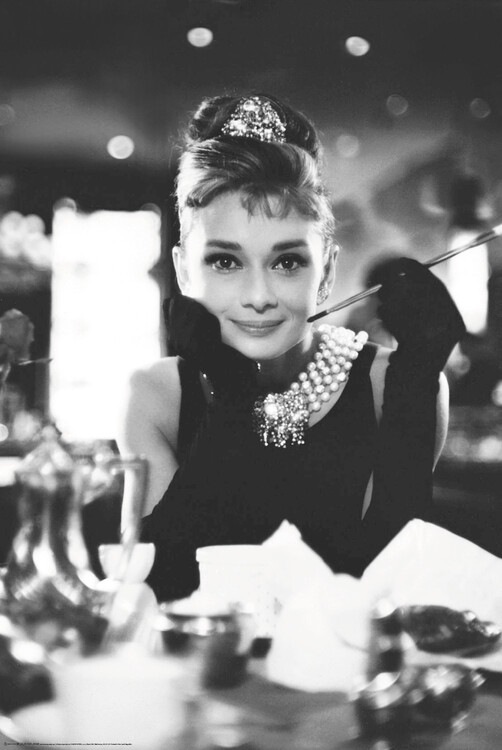 Poster Audrey Hepburn, Breakfast at Tiffany’s (1961) Directed by Blake Edwards
