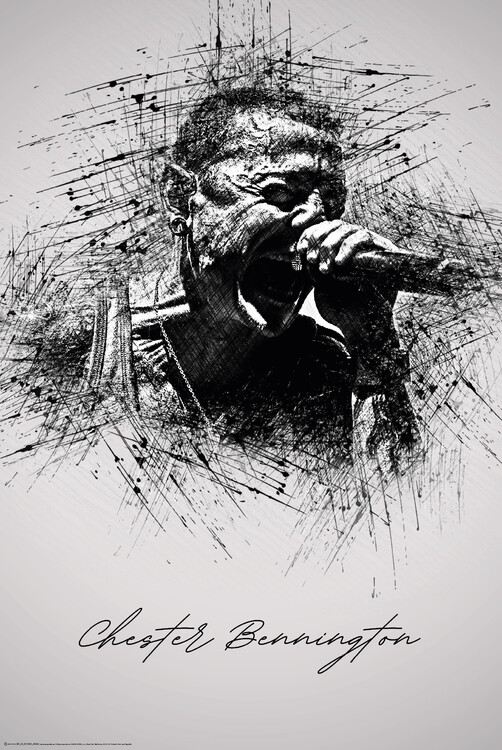 Poster C. Bennington Sketch