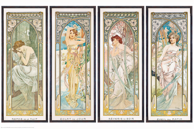 Poster The Times of the Day (1899)