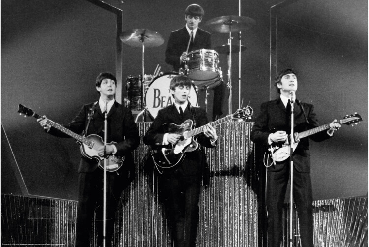 Poster Beatles On Stage