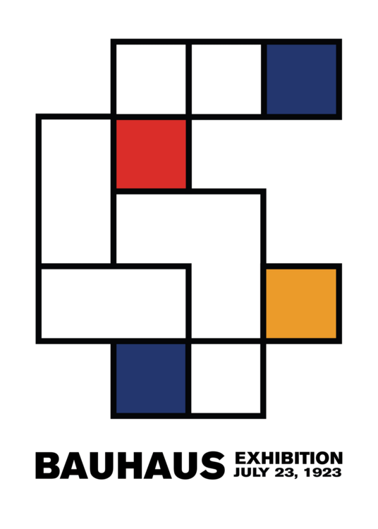 T-shirt Bauhaus Exhibition Poster