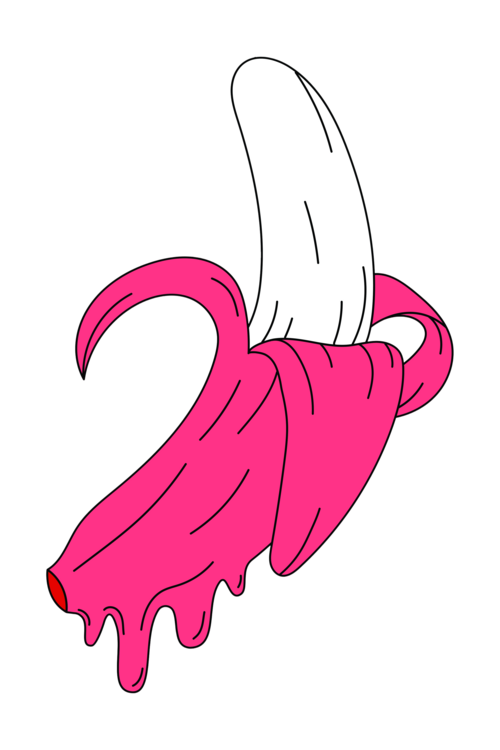 T-shirt Melting Banana