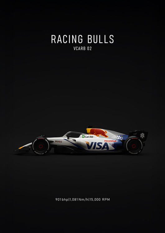 Poster Racing Bulls Vcarb 02 Car Poster