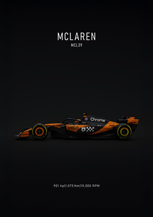 Poster mclaren MCL39 Car Poster