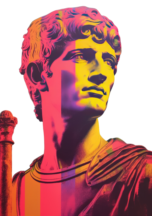 Μπλουζάκι Pop Art Poster Rom Kunstdruck Statute
