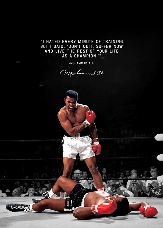 Canvas Print Best Boxer Legend