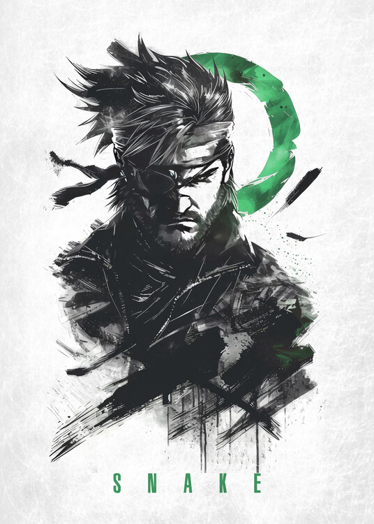 Plakát Snake Metal Gear solid