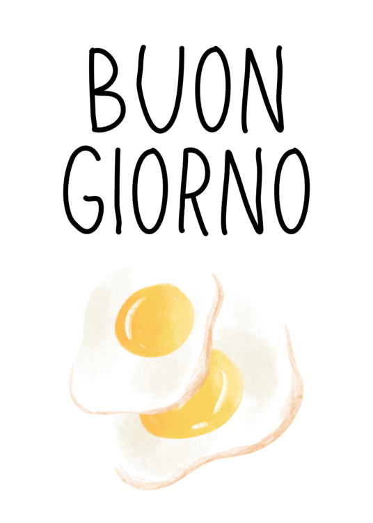 Plakát Buongiorno