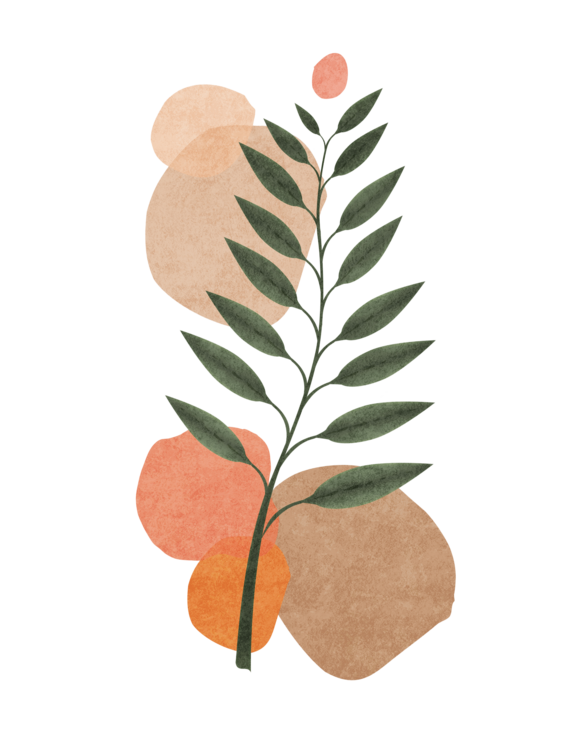 T-shirt Emel Tunaboylu - Boho Leaves 01